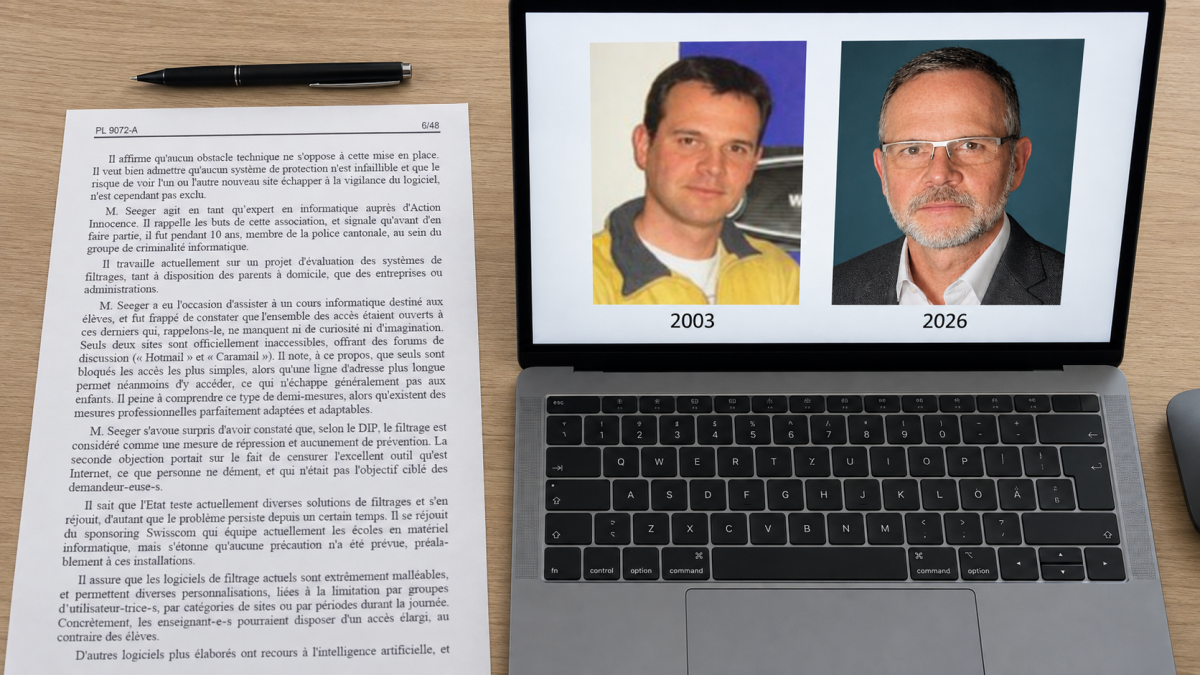  2003–2026. Les technologies changent. La question de la responsabilité demeure. 
