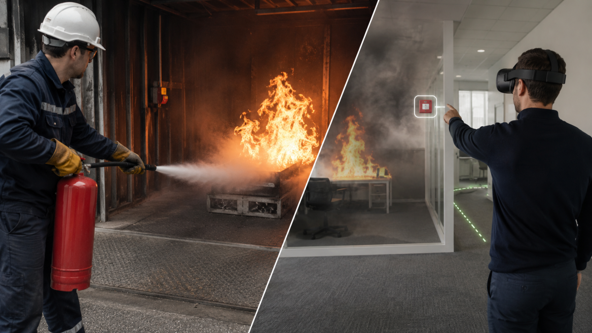 Formation incendie : extincteur réel ou casque VR, quelle solution choisir pour votre entreprise ? 